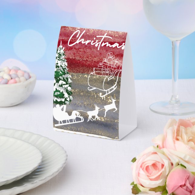 Plaque De Table Elegant Christmas Gift  (Insitu (mariage))
