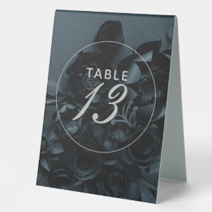 Plaque De Table Élégant nombre de tables noires