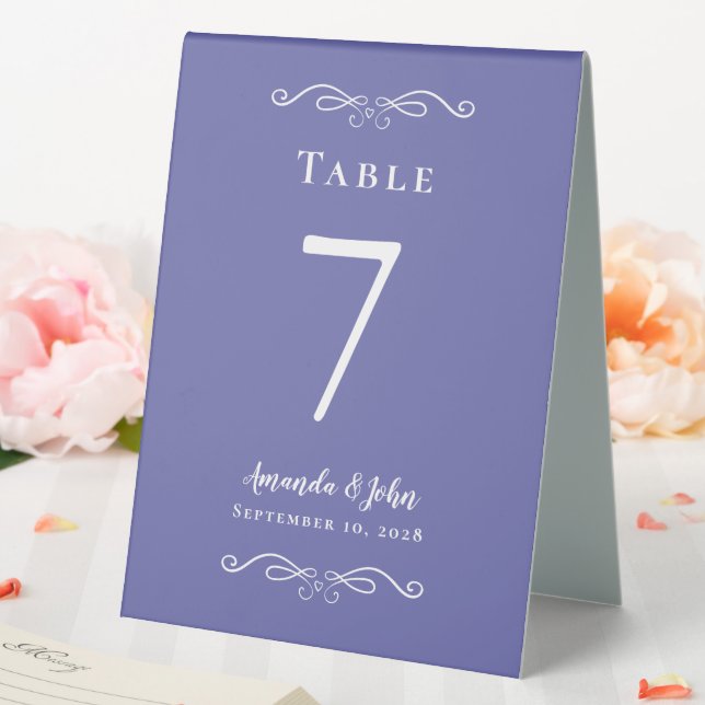 Plaque De Table Élégante Calligraphie De Réception De Mariage (In SItu (Mariage))