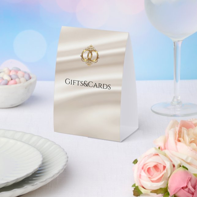 Plaque De Table Enseigne de mariage moderne Cadeaux et Cartes (Insitu (mariage))