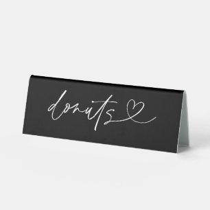 Plaque De Table Enseigne en acrylique pour mariage de nourriture D