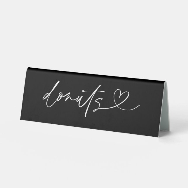 Plaque De Table Enseigne en acrylique pour mariage de nourriture D (Recto)