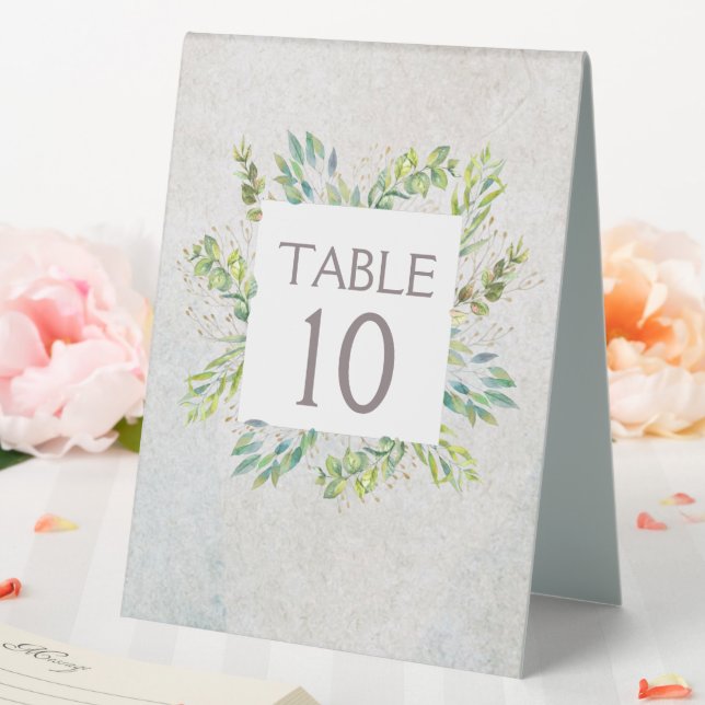 Plaque De Table Eucalyptus Rustique Réception De Mariage (In SItu (Mariage))