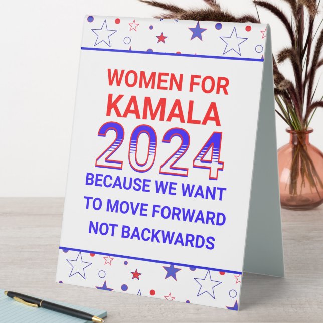 Plaque De Table Femmes pour l'élection de Kamala Harris 2024 (En SItu (Tableau))