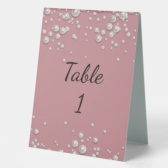 PLAQUE DE TABLE FÊTE DES MARIÉES (Recto)