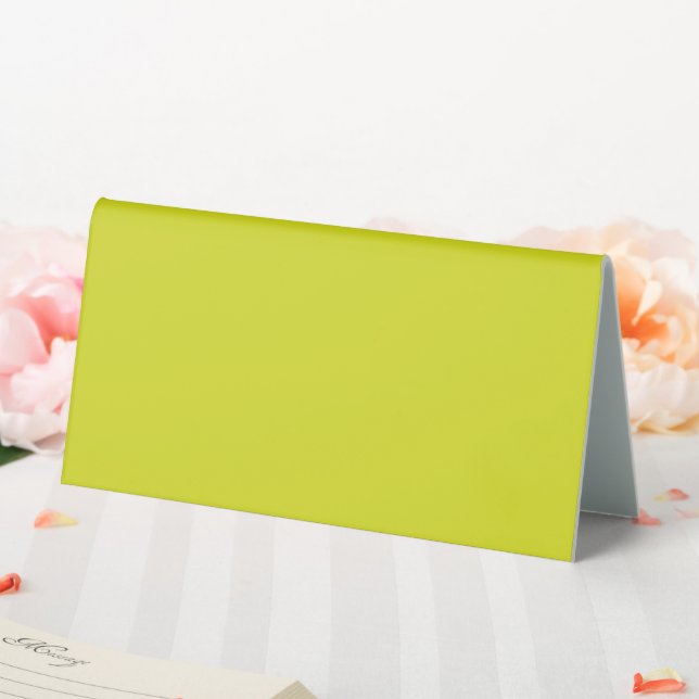 Plaque De Table Fond jaune plat – Texture de rentrée scolaire (In SItu (Mariage))