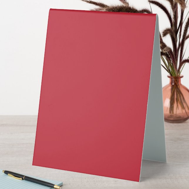 Plaque De Table Fond Rouge Foncé  (En SItu (Tableau))