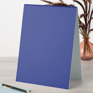 Plaque De Table Fond uni bleu foncé Design minimaliste audacieux
