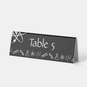 Plaque De Table Forces attractives dans la tente de table noire