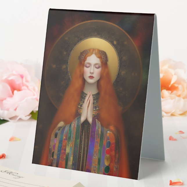 Plaque De Table Freyja Goddess of MagicK Love and Beauty Portrait (In SItu (Mariage))