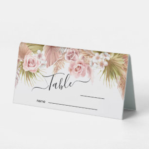 Plaque De Table Frontière florale de Boho