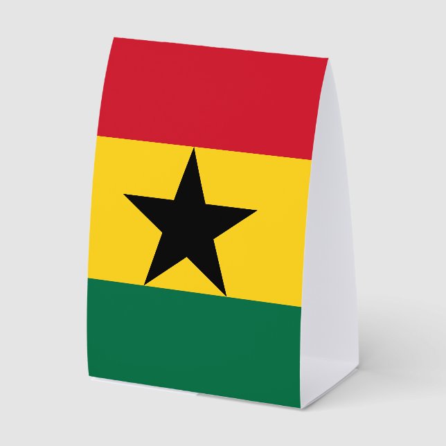 Plaque De Table Ghana Flag (Recto)