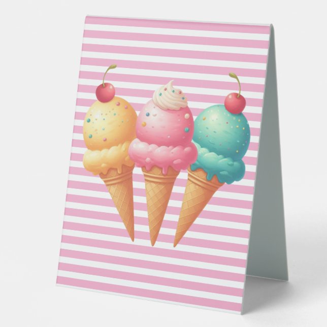 Plaque De Table Glace colorée (Recto)