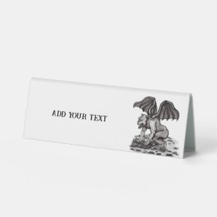 Plaque De Table Golem Gargoyle