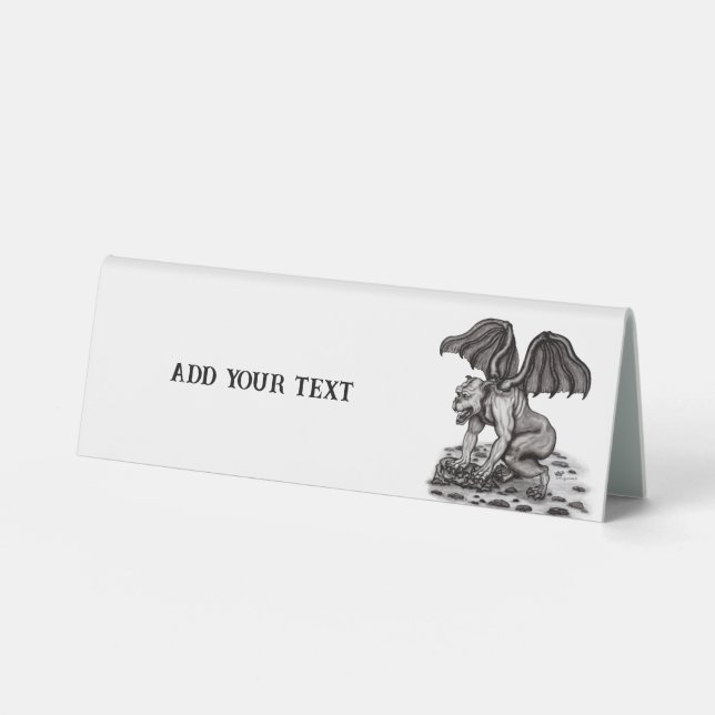 Plaque De Table Golem Gargoyle (Recto)