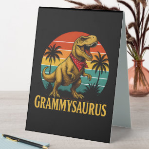 Plaque De Table Grammysaurus T Rex Dinosaur Grammy Fête des mères