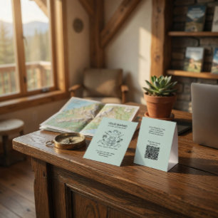 Plaque De Table Guide de randonnée et de camping en tente de table