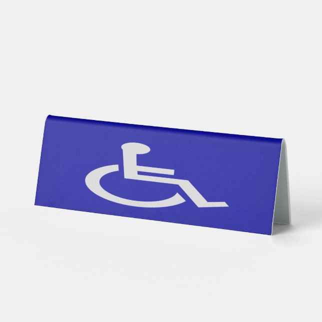 Plaque De Table Handicapés handicapés (Recto)