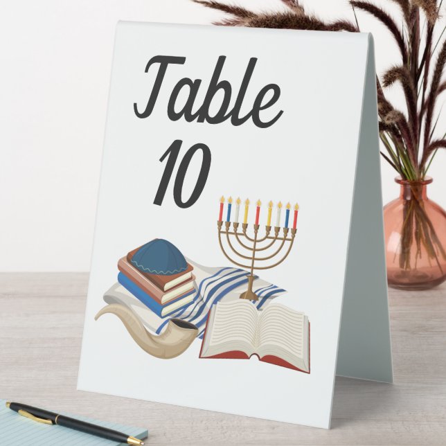Plaque De Table Hanukkah  (En SItu (Tableau))