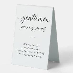 Plaque De Table Hommes Articles personnels Salle de bain Panier Ma