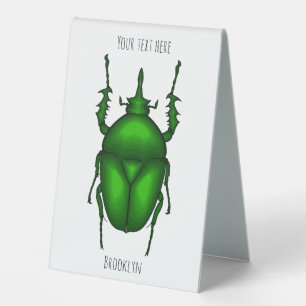 Plaque De Table Illustration de bug Mecynorhina torquata