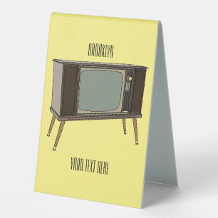 Plaque De Table Illustration de dessin télévisé