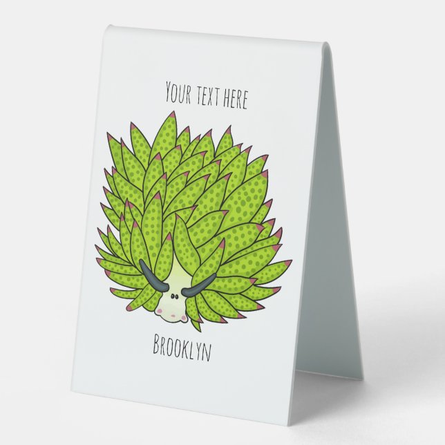 Plaque De Table Illustration de la feuille de limon (Recto)