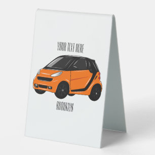 Plaque De Table Illustration de micro-voiture