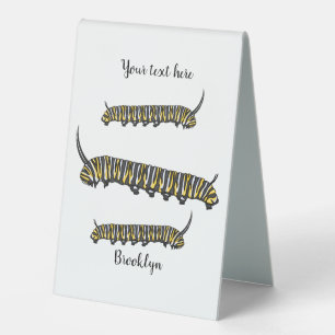 Plaque De Table Illustration Monarch caterpillar