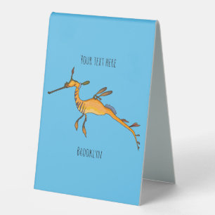 Plaque De Table Illustration Weedy seadragon