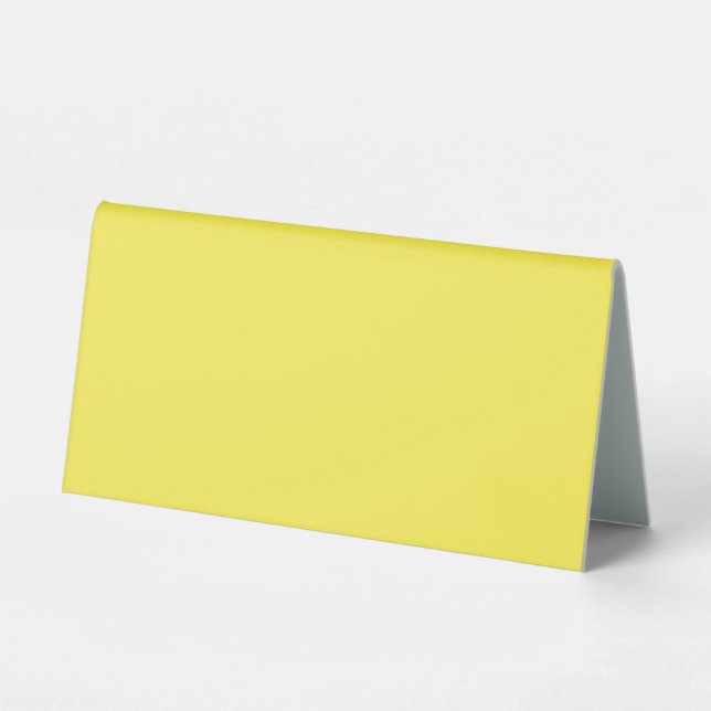 Plaque De Table Jasmin, Marigold Yellow, Primrose, (Recto)