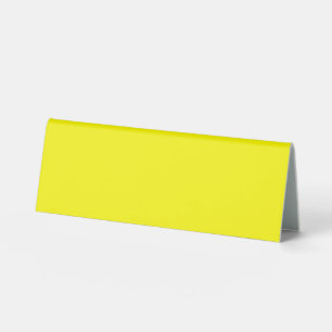 Plaque De Table jaune brillant