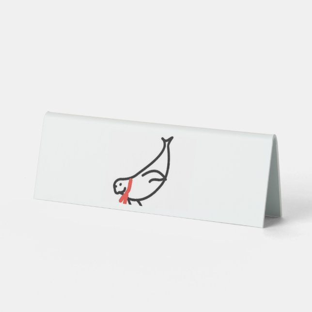 Plaque De Table jimmy wimmy himmy le sceau (Recto)