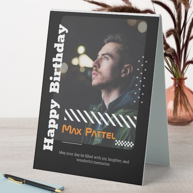 Plaque De Table Joyeux anniversaire Adulte Personnaliser (En SItu (Tableau))