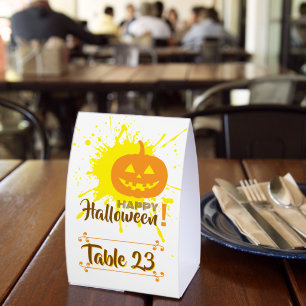 Plaque De Table Kine de Halloween