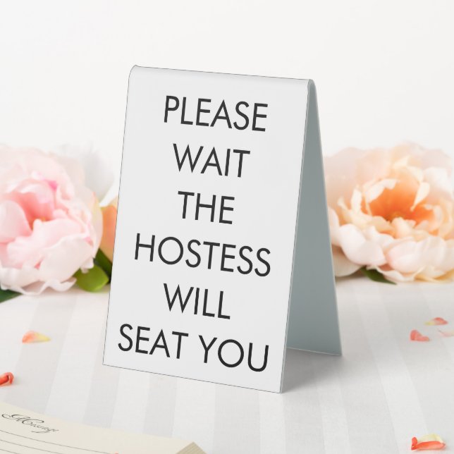 Plaque De Table L'Auberge Vous Assistera (In SItu (Mariage))