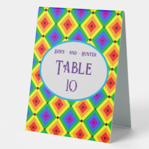 PLAQUE DE TABLE LBGTQA+
