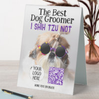 Le meilleur toiletteur Chih Tzu Pas Logo Code QR