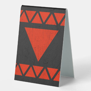 Plaque De Table Le triangle rouge de la résistance