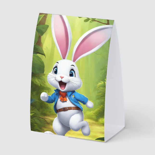 Plaque De Table Livre d'or Logo Lapin Noir (Recto)