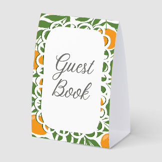 Plaque De Table Livre d'or pour Baby Shower Little Cutie