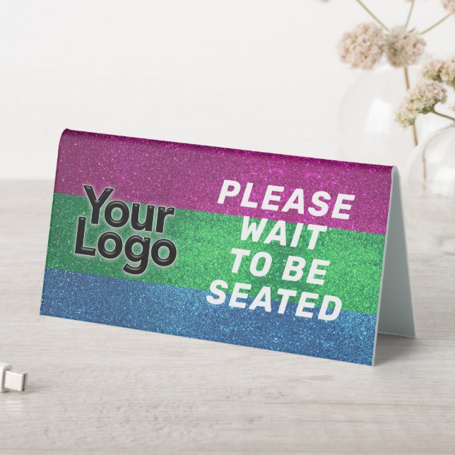 Plaque De Table Logo d'affaires personnalisé Restaurant Café Profe (En SItu (Tableau))