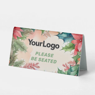 Plaque De Table Logo d'affaires personnalisé Restaurant Café Profe