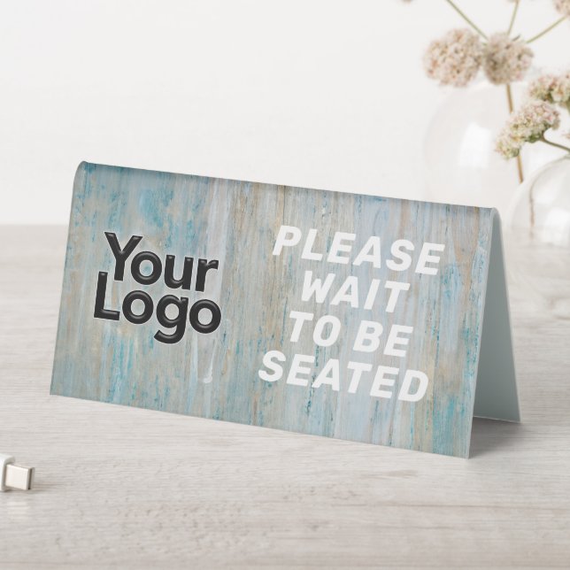 Plaque De Table Logo d'affaires personnalisé Restaurant Café Profe (En SItu (Tableau))