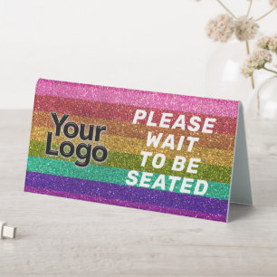 Plaque De Table Logo d'affaires personnalisé Restaurant Café Profe