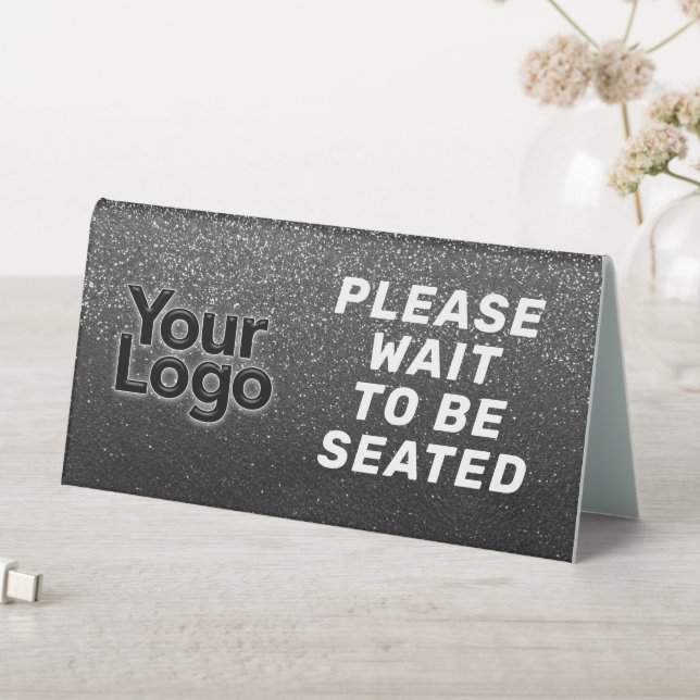 Plaque De Table Logo d'affaires personnalisé Restaurant Café Profe (En SItu (Tableau))