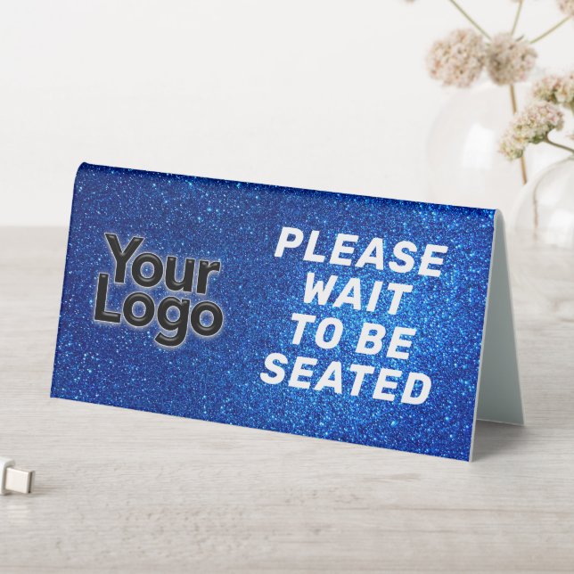 Plaque De Table Logo d'affaires personnalisé Restaurant Café Profe (En SItu (Tableau))