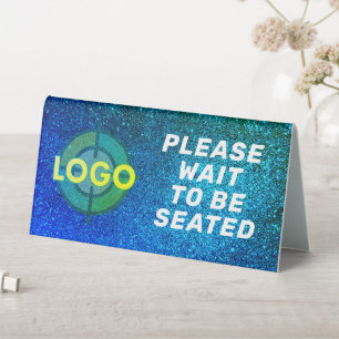 Plaque De Table Logo d'affaires personnalisé Restaurant Café Profe