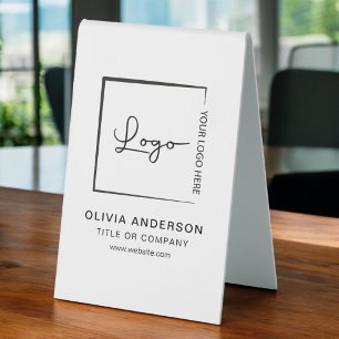 Plaque De Table Logo professionnel minimaliste