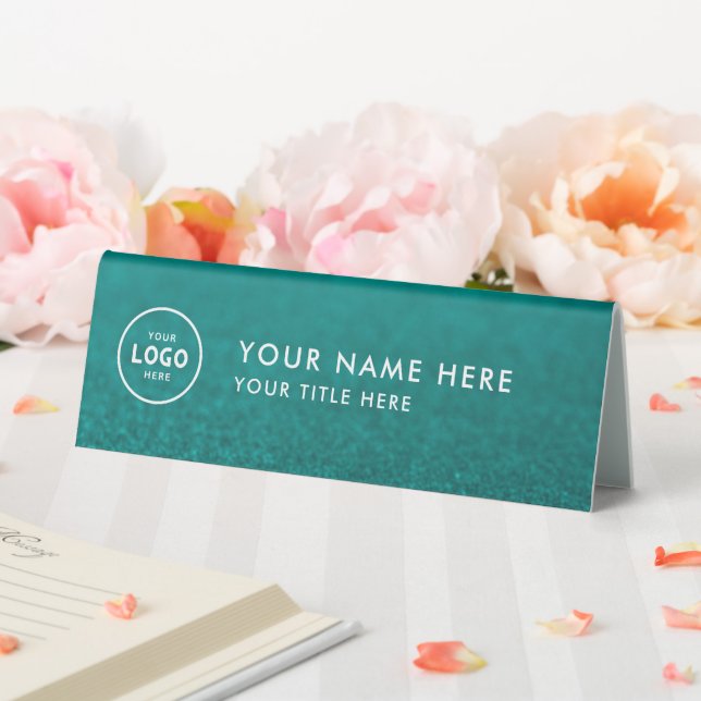 Plaque De Table Logo professionnel tendance pour entreprise Bureau (In SItu (Mariage))